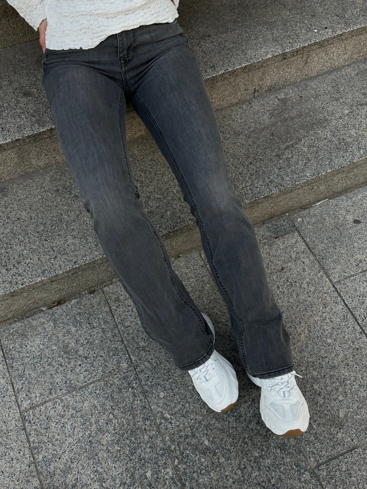 VMFLASH Pocket Jeans - Dark Grey Denim